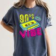 90's Vibe Retro Style Cassette Tape Nostalgia 1990s Party Premium Tri-Blend Women's Comfort Colors T-Shirt Moss