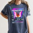 Active Memory Butterfly Women's Comfort Colors T-Shirt Moss Active Memory Butterfly Women's Comfort Colors T-Shirt Moss