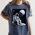 Aesthetic Spaceman Astronaut On The Moon Space Introvert Women's Comfort Colors T-Shirt Moss Aesthetic Spaceman Astronaut On The Moon Space Introvert Women's Comfort Colors T-Shirt Moss