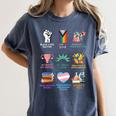 Ally Anti Trump Liberal BLM Love Is Love Banned Books Icons Women's Comfort Colors T-Shirt Moss