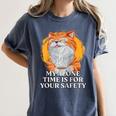 My Alone Time Is For Your Safety Coffee Lover Introvert Raglan Baseball Tee Women's Comfort Colors T-Shirt Moss