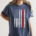 American Flag Loner Geeks Antisocial For Introvert Pride Women's Comfort Colors T-Shirt Moss
