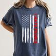 American Flag Loner Geeks Antisocial For Introvert Pride Women's Comfort Colors T-Shirt Moss