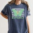 Anti-Social Introvert Butterfly Women's Comfort Colors T-Shirt Moss