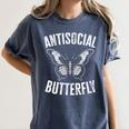Antisocial Butterfly Introverts Homebodies Women's Comfort Colors T-Shirt Moss Antisocial Butterfly Introverts Homebodies Women's Comfort Colors T-Shirt Moss