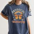 Antisocial Butterfly Tee For Introvert Men Women Girls Women's Comfort Colors T-Shirt Moss