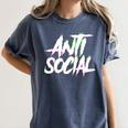 Antisocial Introvert I Hate People Antisocial Club EDM Premium Tri-Blend Women's Comfort Colors T-Shirt Moss Antisocial Introvert I Hate People Antisocial Club EDM Premium Tri-Blend Women's Comfort Colors T-Shirt Moss