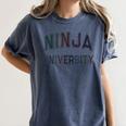 Antisocial NINJA UNIVERSITY Introvert Sarcastic Women's Comfort Colors T-Shirt Moss Antisocial NINJA UNIVERSITY Introvert Sarcastic Women's Comfort Colors T-Shirt Moss