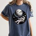 Astronaut Aesthetic Holding Moon Balloon Planets Introvert Women's Comfort Colors T-Shirt Moss