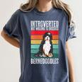Bernedoodle Dog Introvert Bernedoodle Women's Comfort Colors T-Shirt Moss