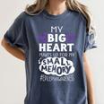 My Big Heart Makes Up For My Small Memory Epilepsy Shirt Tee Women's Comfort Colors T-Shirt Moss My Big Heart Makes Up For My Small Memory Epilepsy Shirt Tee Women's Comfort Colors T-Shirt Moss