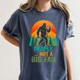 Bigfoot Introvert People Not A Big Fan Retro Sasquatch Women's Comfort Colors T-Shirt Moss