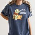 This Is My Book Character Costume Turtle Kids Reading Women's Comfort Colors T-Shirt Moss This Is My Book Character Costume Turtle Kids Reading Women's Comfort Colors T-Shirt Moss