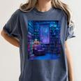 Book Library Bookshelf Armchair Window Pattern Print Women's Comfort Colors T-Shirt Moss Book Library Bookshelf Armchair Window Pattern Print Women's Comfort Colors T-Shirt Moss