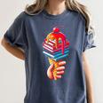 Books Reading Ice Cream Women's Comfort Colors T-Shirt Moss