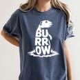 Burrow Prairie Dog Word Art Introvert Nature Retreat Men Women Kids Women's Comfort Colors T-Shirt Moss Burrow Prairie Dog Word Art Introvert Nature Retreat Men Women Kids Women's Comfort Colors T-Shirt Moss