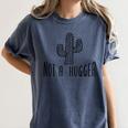 Cactus Not A Hugger Homebody Introvert Women's Comfort Colors T-Shirt Moss