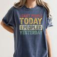 I Can't People Today I Peopled Yesterday Introvert Women's Comfort Colors T-Shirt Moss I Can't People Today I Peopled Yesterday Introvert Women's Comfort Colors T-Shirt Moss