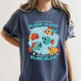 Cartoon Sarcasm Anti-Social Nihilism Introvert Fish Women's Comfort Colors T-Shirt Moss