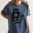 Cat What Humor Introvert Anti-Social Women's Comfort Colors T-Shirt Moss Cat What Humor Introvert Anti-Social Women's Comfort Colors T-Shirt Moss