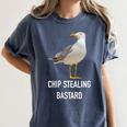 Chip Stealing Seagull Men Women Seaside Holiday Memory Women's Comfort Colors T-Shirt Moss