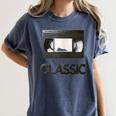 Classic VHS Tape Nostalgia Retro Women's Comfort Colors T-Shirt Moss