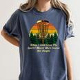 More Course Not People Disc Golf Introvert Golfer Antisocial Women's Comfort Colors T-Shirt Moss