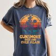 Cowboy Joy Nostalgia Television For Western Lovers Women's Comfort Colors T-Shirt Moss