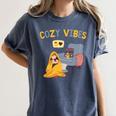 Cozy Vibes Atmospheric Introvert Women's Comfort Colors T-Shirt Moss