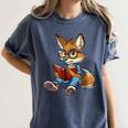 Cute Coyote With Book I Kids Coyote Women's Comfort Colors T-Shirt Moss Cute Coyote With Book I Kids Coyote Women's Comfort Colors T-Shirt Moss