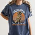 Dogtrovert Definition For Introvert Dog Lovers Women's Comfort Colors T-Shirt Moss