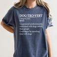 Dogtrovert Definition For Introverts Dog Parents For Men Women Women's Comfort Colors T-Shirt Moss