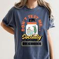 Don't Test Me Introvert's Women's Comfort Colors T-Shirt Moss