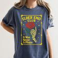 Elder Emo Club Emo Gothic Music Nostalgia Women's Comfort Colors T-Shirt Moss