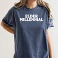 Elder Millennial Retro 90s Nostalgia Premium Tri-Blend Women's Comfort Colors T-Shirt Moss