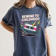Elder Millennials Embracing 90s Rewind Nostalgia Vibes Women's Comfort Colors T-Shirt Moss