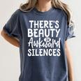 Embracing Awkward Silences Introvert Humor Antisocial Women's Comfort Colors T-Shirt Moss Embracing Awkward Silences Introvert Humor Antisocial Women's Comfort Colors T-Shirt Moss