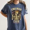 Emo Mom Club Still Rockin Skeleton Nostalgia Women Mother Women's Comfort Colors T-Shirt Moss