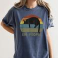 Ew People Cat Lazy Introvert Anti Social Women's Comfort Colors T-Shirt Moss