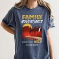 Family Adventures Where Every Mile Is A Memory Women's Comfort Colors T-Shirt Moss Family Adventures Where Every Mile Is A Memory Women's Comfort Colors T-Shirt Moss