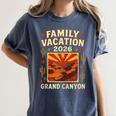 Family Vacation Grand Canyon 2026 Nostalgia Women's Comfort Colors T-Shirt Moss