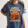 Family Vacation Grand Canyon 2026 Nostalgia Women's Comfort Colors T-Shirt Moss