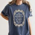 My Favorite Memory Of My Dad Is When He Was Alive Women's Comfort Colors T-Shirt Moss