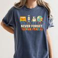 Never Forget Retro Cassette VHS Floppy CD Nostalgia Humor Women's Comfort Colors T-Shirt Moss Never Forget Retro Cassette VHS Floppy CD Nostalgia Humor Women's Comfort Colors T-Shirt Moss