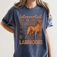Fox Red Labrador Retriever Introvert Foxred Lab Women's Comfort Colors T-Shirt Moss