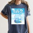 Frutiger Aero Aesthetic Tech Kawaii Milk Underwater Fishes Women's Comfort Colors T-Shirt Moss Frutiger Aero Aesthetic Tech Kawaii Milk Underwater Fishes Women's Comfort Colors T-Shirt Moss