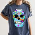 Frutiger Aero Aesthetic Tech Skull Computer Fishes Raglan Baseball Tee Women's Comfort Colors T-Shirt Moss