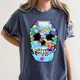 Frutiger Aero Aesthetic Tech Skull Computer Fishes Women's Comfort Colors T-Shirt Moss
