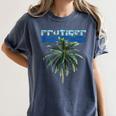 Frutiger Aero Palm Tree Y2k Aesthetic 2000s Trend Women's Comfort Colors T-Shirt Moss