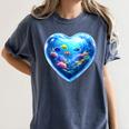 Frutiger Aero Y2K Heart Women's Comfort Colors T-Shirt Moss